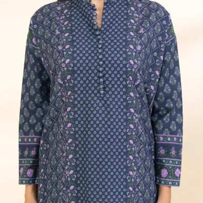 3 Piece - Printed Khaddar Suit