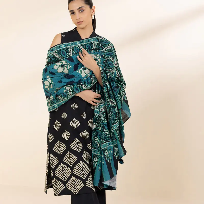 3 Piece - Printed Cambric Suit