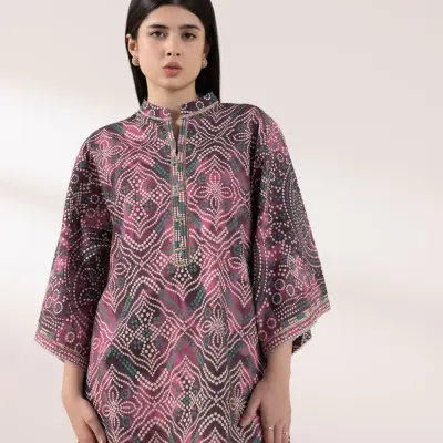 2 Piece - Printed Cambric Suit