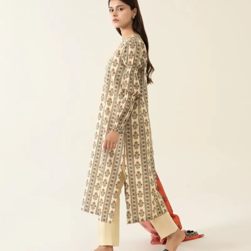 3 Piece - Printed Lawn Suit