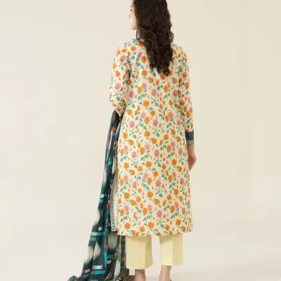 3 Piece - Printed Lawn Suit