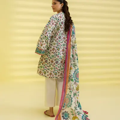 3 Piece - Printed Lawn Suit