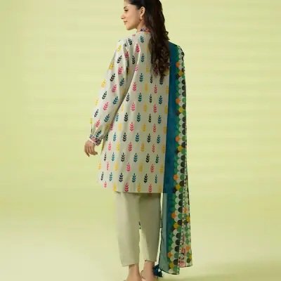 3 Piece - Printed Lawn Suit
