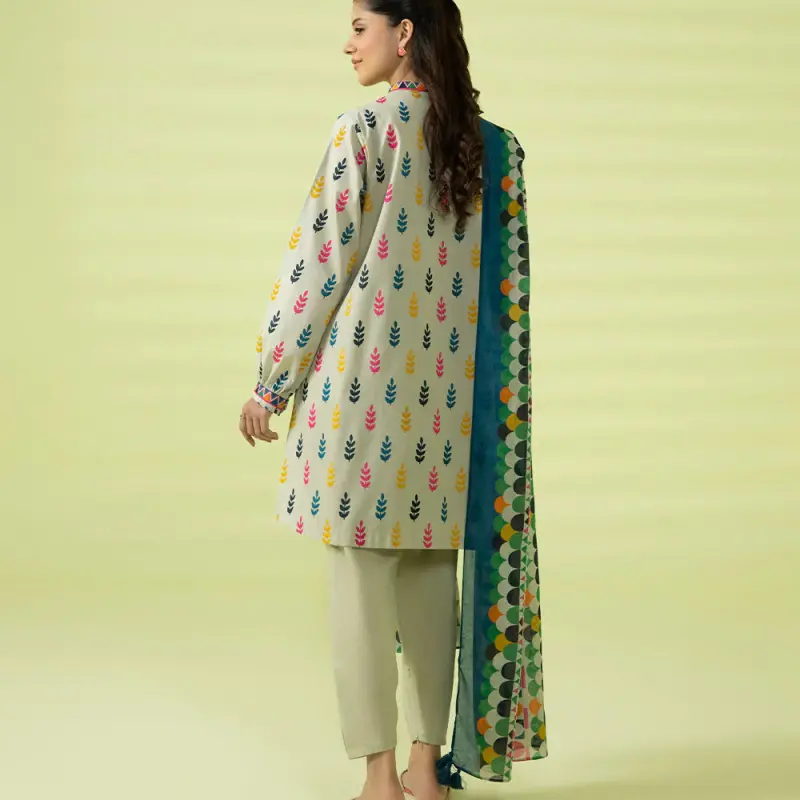 3 Piece - Printed Lawn Suit