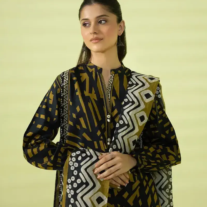 3 Piece - Printed Lawn Suit