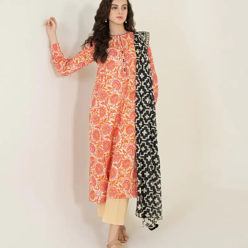 3pc unstitched lawn collection