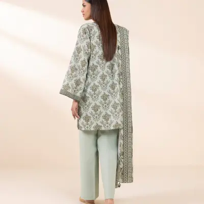 3 PIECE - PRINTED KHADDAR SUIT