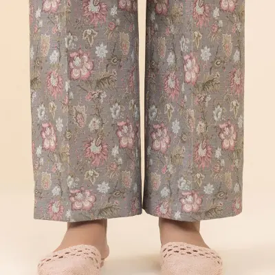 3 Piece - Embroidered Khaddar Suit