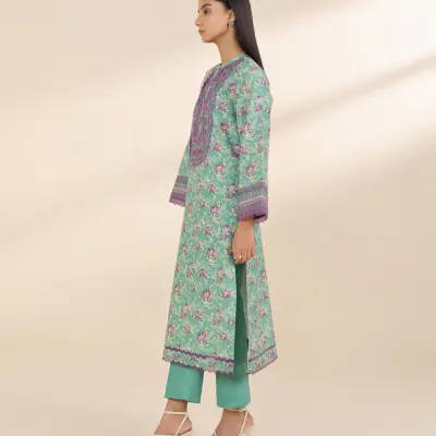 3 Piece - Embroidered Khaddar Suit