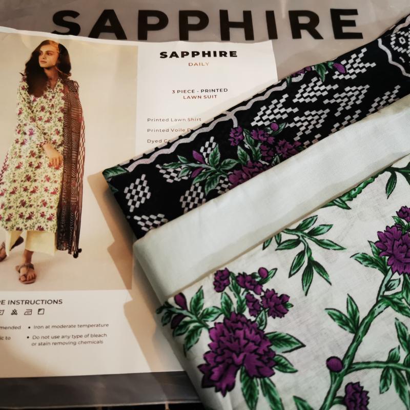 3 Piece – Printed Lawn Suit